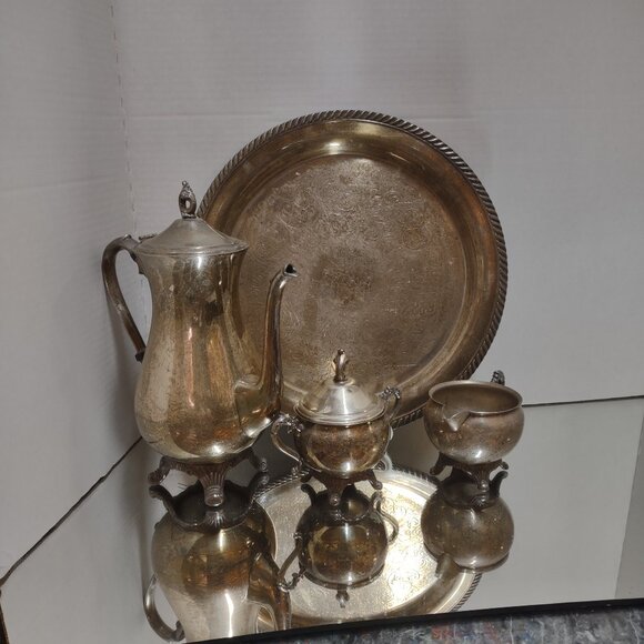 Vintage Silver Plated Tea Set